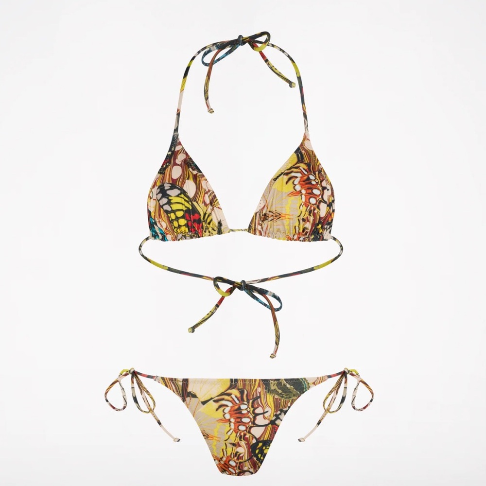 Yellow Butterfly Bikini Jean Paul Gaultier